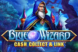 Blue Wizard: Cash Collect & Link - DELUXEPLAY88