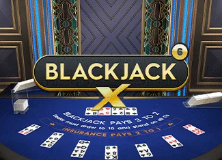 Blackjack X 6 - Azure - DELUXEPLAY88