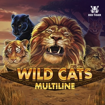 Redtiger : Wild Cats Multiline - DELUXEPLAY88